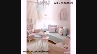 دکوراسیون شابی شیک دکوراسیون زیبای پاستلی  انگلیسی
