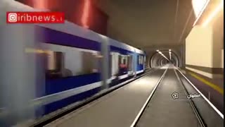 متروی بهارستان روی ریل ساخت ایران