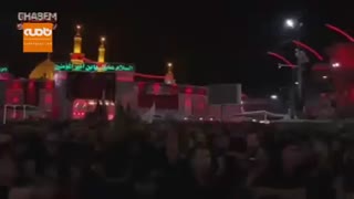 لحظاتی دیده نشده از حضور سرلشکر قاسم سلیمانی در حرم امام حسین (ع) و هیئات عزاداری