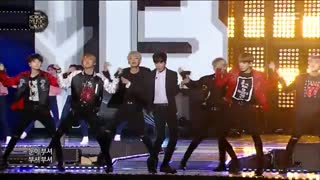 اجرای Sorry Sorry  توسط leeteuk و  bts و  GFRIEND و TWICE