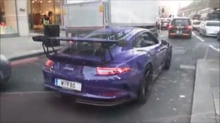 پورشه 911 جی.تی 3 در خیابان های لندن