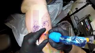 فیلم آموزش تاتو بدن بصورت کامل