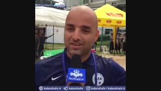 سرمربی تیم فوتبالی: برد تقدیم گیلانی ها