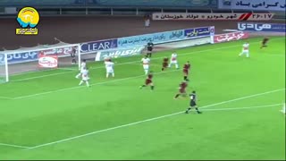 خلاصه بازی شهر خودرو 0 - 1 فولاد