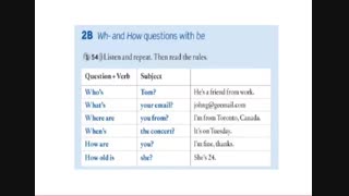 American English File starter درس دوم قسمت a