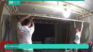 نصب سقف کشسان از ابتدا تا انتها