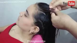 آموزش مدل مو دخترانه بافت دلادو- مومیس مشاور و مرجع تخصصی مو