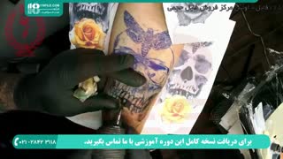 تکنیک های خط کشی تاتو بصورت گام به گام