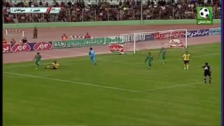 خلاصه بازی خیبر خرم‌آباد 0 - 3 سپاهان