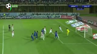 گل اول استقلال به گل ریحان (گل به خودی)