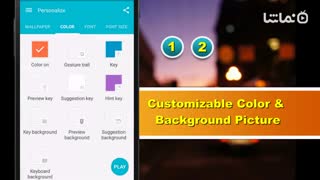 Paris Night Keyboard -Emoji