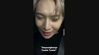 191001 TAEMIN Instagram live