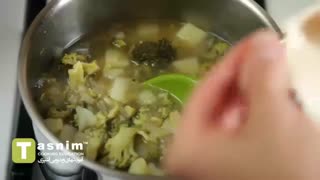سوپ بروکلی و سیب زمینی | فیلم آشپزی