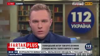 حضور تام کروز در مترو کی‌یف مسافران را شوکه کرد