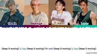 متن آهنگ 2 fast  از super m