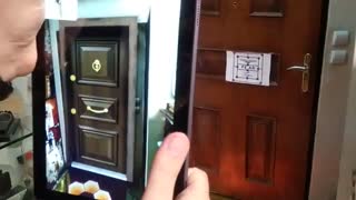 واقعیت افزوده - درب ضد سرقت