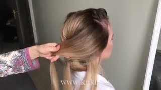 آموزش مدل مو دخترانه برای موهای نازک- مومیس مشاور و مرجع تخصصی مو