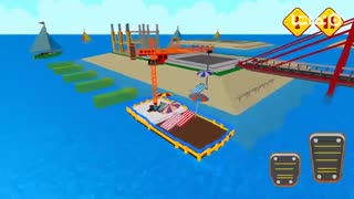 Dubai Beach Construction Games