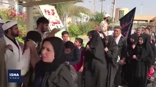 وضعیت تردد زائران اربعین در مرز خسروی