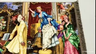 تابلوفرش چاپی طرح فرانسوی