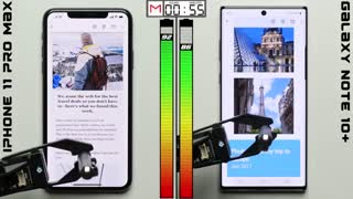 شکست گلکسی نوت 10 پلاس در برابر آیفون 11 پرو مکس در آزمایش عمر شارژ باتری