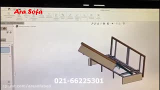 روند تولید مبلمان تخت خواب شو آرا سوفا
