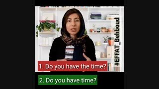 آموزش مکالمه زبان انگلیسی با عفت بهبود