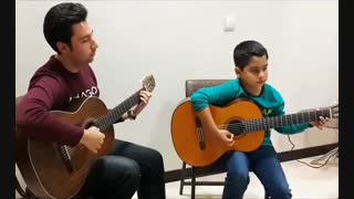 اجرای بسیار زیبای هنرجوی خردسال استاد کریمی درآموزشگاه موسیقی آراد شاهین شهر