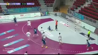 دیدار تیم های ملی هندبال کره و کویت در انتخابی المپیک 2020