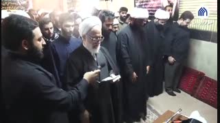 مراسم تشییع حجت الاسلام آژینی