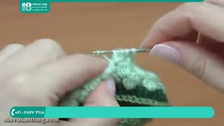 بافت جوراب روفرشی زمستانه با قلاب