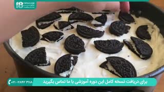 نحوه درست کردن چیز کیک اورئو