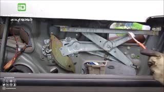 شیشه بالابر دستی