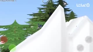 Snowmobile Hill Racing