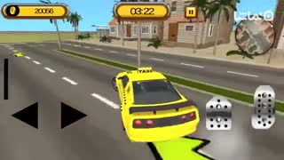 City Taxi Cab Driver Pickup Car Simulator