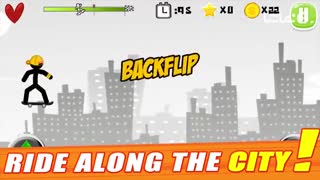 Stickman Skate : 360 Epic City