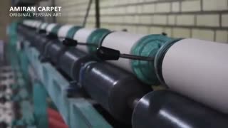 مراحل تولید فرش رها طوسی 1200 شانه گلبرجسته | خرید فرش ماشینی کاشان