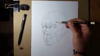 طراحی  و تقسیم بندی اجزای صورت (پرتره)