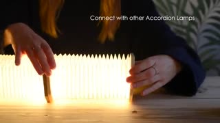 لامپ هوشمند Gingko با طراحی آکاردئونی