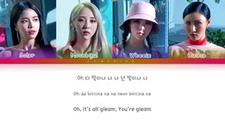 لیریک آهنگ mamamoo به نام gleam