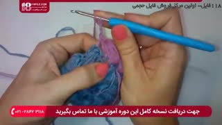 آموزش بافت کلاه و شالگردن _ آموزش قلاب بافی زیبا و آسان