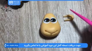 آموزش ساخت عروسک خمیری _ ساخت عروسک گوسفند