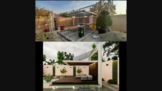 محوطه سازی ویلا  - لواسان