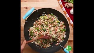 برنج و مرغ گنبدی