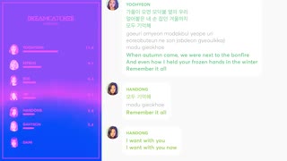 Dreamcatcher - 4 Memory (Line Distribution + Lyrics Color Coded
