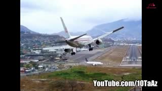 ۱۰ فرودگاه دلهره آور و خطرناک جهان